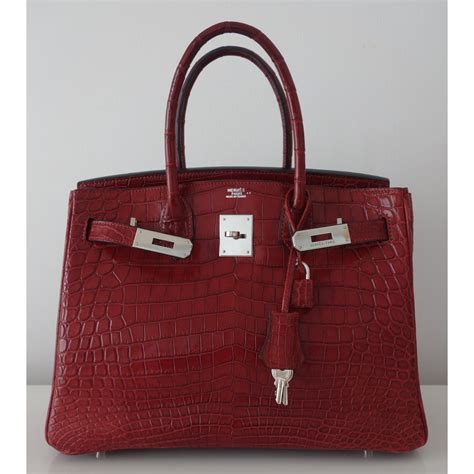 sac rouge hermes